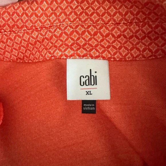 CAbi Orange Button-Down Shirt - Picture 6 of 6